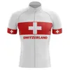Maillot de cyclisme suisse à manches courtes, hauts de cyclisme pour moto et vtt, C505, 2024