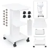 Ijzeren witte kleuren Trolley rolstandaard gemonteerd voor cavitatie IPL Radiofrequentie Beauty Center Machine geassembleerde trolley8711685