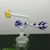 new Europe and Americaglass pipe bubbler smoking pipe water Glass bong Classic glass faucet burner