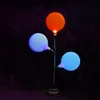 Solar Powered RGB Color Changing Lights Lampor Acrylic Bubble Pathway Lawn Landskap Decoration Garden Stick Stake Light Lamp Set