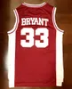 Ship From US # Lower Merion 33 Bryant Jersey College Men High School Basketball All Stitched Size S-3XL Top Quality