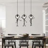 Vintage Chandelier lights Industrial American Style black chandeliers Iron Base Loft Coffee Bar Restaurant Kitchen Pendant Lighting