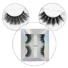 Free Shipping Epacket New Wholesale Lashes Packaging Box Cheap 3d Mink Eyelashes 2 Pairs Private Label Custom Eyelash