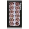 3-4 cm/12 stcs, Grade A bewaarde Rose Flower Gift Box, Valentijnsdag Geschenkdoos Gunst, Eternal Rose Heads voor trouwfeestdecoratie