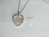 Collana di sublimazione a forma di cuore da 50 pezzi / lotto con regali di promozione in cristallo Collana di gioielli personalizzati per articoli quotidiani5376002