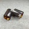 1 pz Tubo di scarico dorato lucido in fibra di carbonio per punte di scarico M Performance M2 F87 M3 F80 M4 F82 F83 M135i M235i M335i M240i