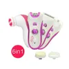 Kemei Recarregável Epilador Elétrico Mulheres Shaver Removedor de Cabelo Bikini Depilatório Depilatório Rosto Lavar Limpeza Set Depiladora Electrica Mujer