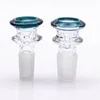 Tigelas para cachimbo de água 14mm 18mm tigela de vidro para fumar Bong colorido tigelas masculinas peça para cachimbo de água Dab Rig