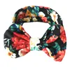 Stirnband Bogen Baby Stirnband Floral Mädchen Bowknot Haarbänder Baumwolle Kopfschmuck Elastische Kinder Turbane Neugeborenen Kopfbedeckung Haar Zubehör LSK425