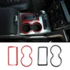 ABS Gear Shift Panel Trim Cup Holder Bezel Decotaion per Ford F150 Raptor 2009-2014 Accessori per interni auto