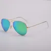 Top Quality 40 Colors Classic pilot Sunglasses Women Men Women Sun Glasses Ladies Lunette De Soleil Femme with All Accessories
