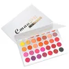 Cmaadu 35 color silver box matte shimmer eye shadow glitter Metallic Waterproof flash eye shadow palette 20 sets/lot DHL