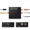 Digital para conversor de áudio analógico 3.5mm jack 2 * RCA amplificador amplificador de fibra óptica sinal coaxial para analógico DAC spdif estéreo