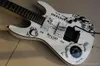 Hela nya elektriska gitarr ESPKH2 KIRK HAMMETT OUIJA EN PITE NACK I VIT 1202182472269