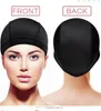 Dome Cap TeugNable Paryk Caps Spandex Dome Style Wig Caps för män och kvinnor Black Nylon Wig Caps