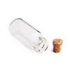 5ml Cork Wood Mini Glass Bottles Plastic Stopper Small Bottle Vial Jars Pendants Craftwork Drift Bottle Storage Craft