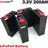 Uppladdningsbar 3.2v Lifepo4 litiumbatteri 48V 60V 72V 200Ah elektrisk cykelbatteri för energilagring / solsystemkraft