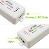 WS2811 2812 2801 6803 LED 픽셀 스트립 라이트 컨트롤러 블루투스 / 와이파이 / 음악 스마트 SP105E SP108E DC5V-24V 20pcs / lot