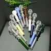 Round double color skull bone straight pot IN STOCK glass pipe bubbler smoking pipe water Glass bong free shipping