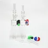 Hookahs 10mm 14mm Quartz Dabber Straw Tips Mini Nectar Collector Kit Quartzs Banger Nail För Glas Vatten Bongs Rör DAB Oljeplattor
