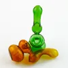 Rig coloré verre barboteur huile Rig 4 pouces barboteur en verre Pyrex Bubblers de fumée tuyau de petit Bong Nano Dab Rig Pipes