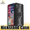 Hybrid Armor Kickstand Mobile Phone Cover for iPhone 12 11 XS MAX XR Huawei P40 Mate 30 Pro Hard PC Cellphone Cases izeso