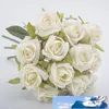 12 шт. искусственные розы из шелка, небольшой букет цветов, свадебная вечеринка, праздничная домашняя вечеринка, декоративные цветы, поставки 0009FL4710284
