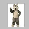 2020 Magasins d'usine Costume de mascotte de chien Husky Costume de personnage de dessin animé pour adulte Costume de mascotte Costume de déguisement Costume de carnaval de fête