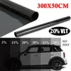 300 * 50 см VLT Black Pline Roll Tint Window Автомобиль Tint Auto Стекло Окна Летний Дом Солнцезащитный УФ Клей Стикеры1