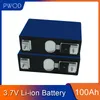 lityum paketi diy 12v 24v 100Ah değil lifepo4 invertör güneş ev enerjisi depolama için 4 adet 3.7V 100Ah hücre lipo pil 100A