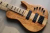 New Arrival 5 String Solid Ash Electric Bass Guitar Natural 1212228723208の首の最高品質