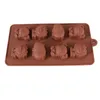 Hippo Lion Bear Shape Silikon Form Jelly Chocolate Cake Soap Smycken DIY Köksredskap för bakning Form Kaka dekorera mögel