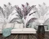 3D Muurschildering behang Botanische Handgeschilderde Moderne Minimalistische Kleine Fresh Garden Woonkamer Slaapkamer Wandbekleding HD Wallpaper