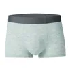 Bambusfaser Herren-Boxershorts Unterhosen Solide, nahtlose Unterwäsche mit mittlerer Taille Atmungsaktive Hosen Jungenhöschen