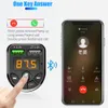 FM Verici Bluetooth Araba MP3 Ses Oynatıcı El Araba Kiti 5V 3 1A Çift USB Şarj Cihazı 12-24V TF U Disk Müzik Oyuncusu218o