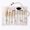 10st Pearl White Set Makeup Brushes With Cloth Bag Hot Selling Brush Set ProductSigh Quality Professional Cosmetic Tools