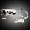 Metal Chastity Dispositivo de pica Gaiola com discrição New Lock Penis Anel BDSM Sex Toys For Men