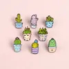 Cactus Cute Small Funny Enamel Brooches Pins for Women Demin Shirt Decor Brooch Pin Metal Kawaii Badge Fashion Jewelry