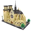 Cathedrale Notre Dame de Paris Famous Building Blocks QL0964 2541pcs Cidade Assembléia Serie Bricks Educação Toys de Natal Presentes de aniversário para crianças