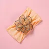 Moda pizzo sole fiore ragazza fascia per capelli nastro accessori per capelli bambini bambini allentati banda stretta elasticità