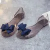 Взрослый Melissa женщина сандалии плоские туфли женщина лето плоские сандалии Transparent Open Toe Желе обувь Женщины Повседневная Лук Очистить Сандалии Y200620