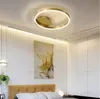 Nowoczesne LED Pierścień Wisiorek Lampy Sufitowe Światło Do Sypialni Salon Restauracja Aluminiowa Szczotkowana Złoto Kreatywne Pierścionki Oświetlenie Nordic Design Wiszący Lampa Żyrandol