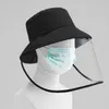 2020 Ansiktsmask Unise Protective Cap Anti-dimma Hat Isolation Mask Sun Hat Face Shield Fisherman Hat Anti-Spitting Splash Facial Cover