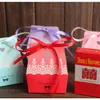 Sweet Love Candy Boxes with Ribbon Gift Box Wedding Favors 4 Colors for Choose New WB2329