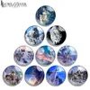 10mm 12mm 14mm 16mm 20mm 25mm 30mm 607 fermoirs loup crochets rond verre Cabochon bijoux trouver ajustement 18mm bouton pression charme Bracele3346241