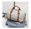 Men women Black Bag high quality canvas Shoulder Bag Handbag Ladies Weekend Portable Duffel Waterproof Wash