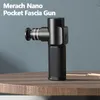 Xiaomi Merach Nano Pocket Fascia Gun piccolo muscolo Relaxer mini Massager 4 teste di massaggio 3colors per Travel Office
