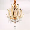 Modern minimalist aisle chandelier small crystal pendant lights porch ceiling lights corridor balcony lotus Pendant lamps