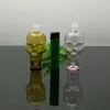 Smoking Pipes Aeecssories Glass Hookahs Bongs Colorful Skeleton Kettle