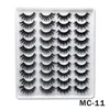 20 pares 3D Mink cílios Lashes Livro Natural cílios postiços Falso Lashes longo menina pestana Extensão Mink cílios para a beleza